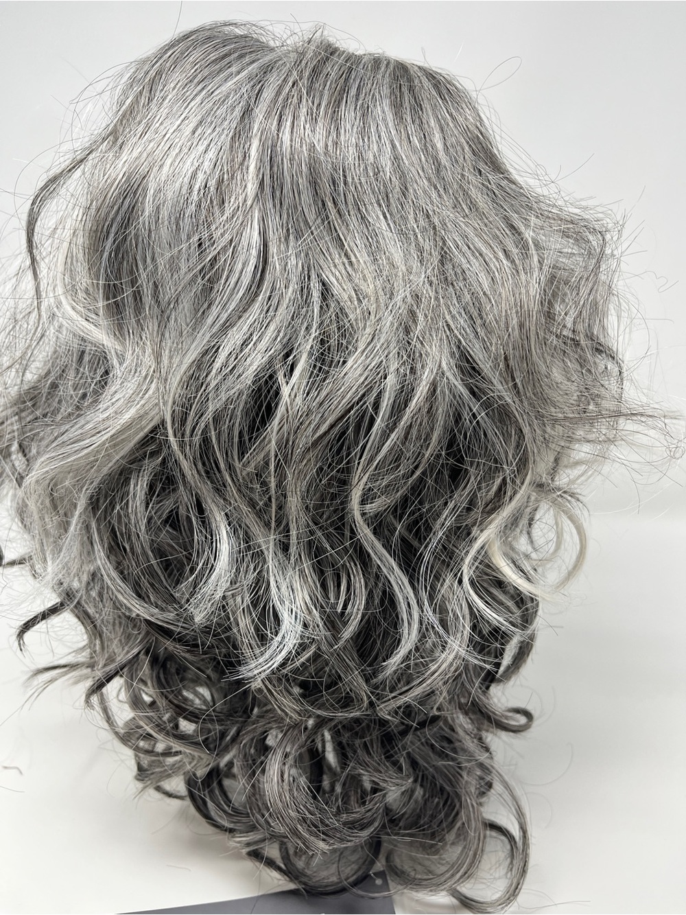 Heaven by Ellen Wille 
Heat friendly synthetic in salt/pepper mix